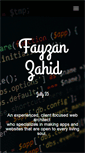 Mobile Screenshot of fayzanzahid.com