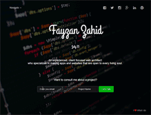 Tablet Screenshot of fayzanzahid.com